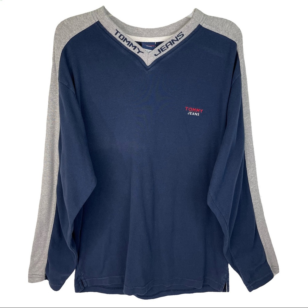 Vintage 90s Tommy Hilfiger Long Sleeve T-Shirt - Picture 3 of 9